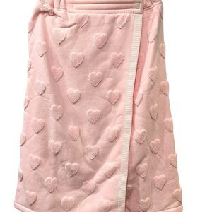 Caro Home Heart Embossed Towel Wrap